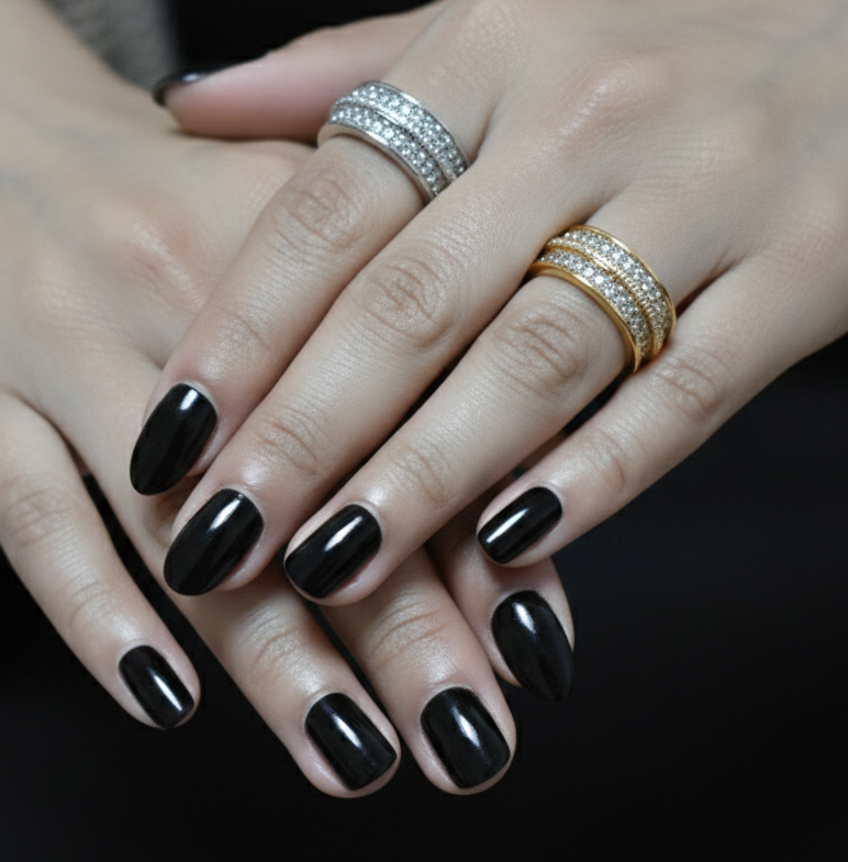 Luxury Dual-Tone Crystal Eternity Ring