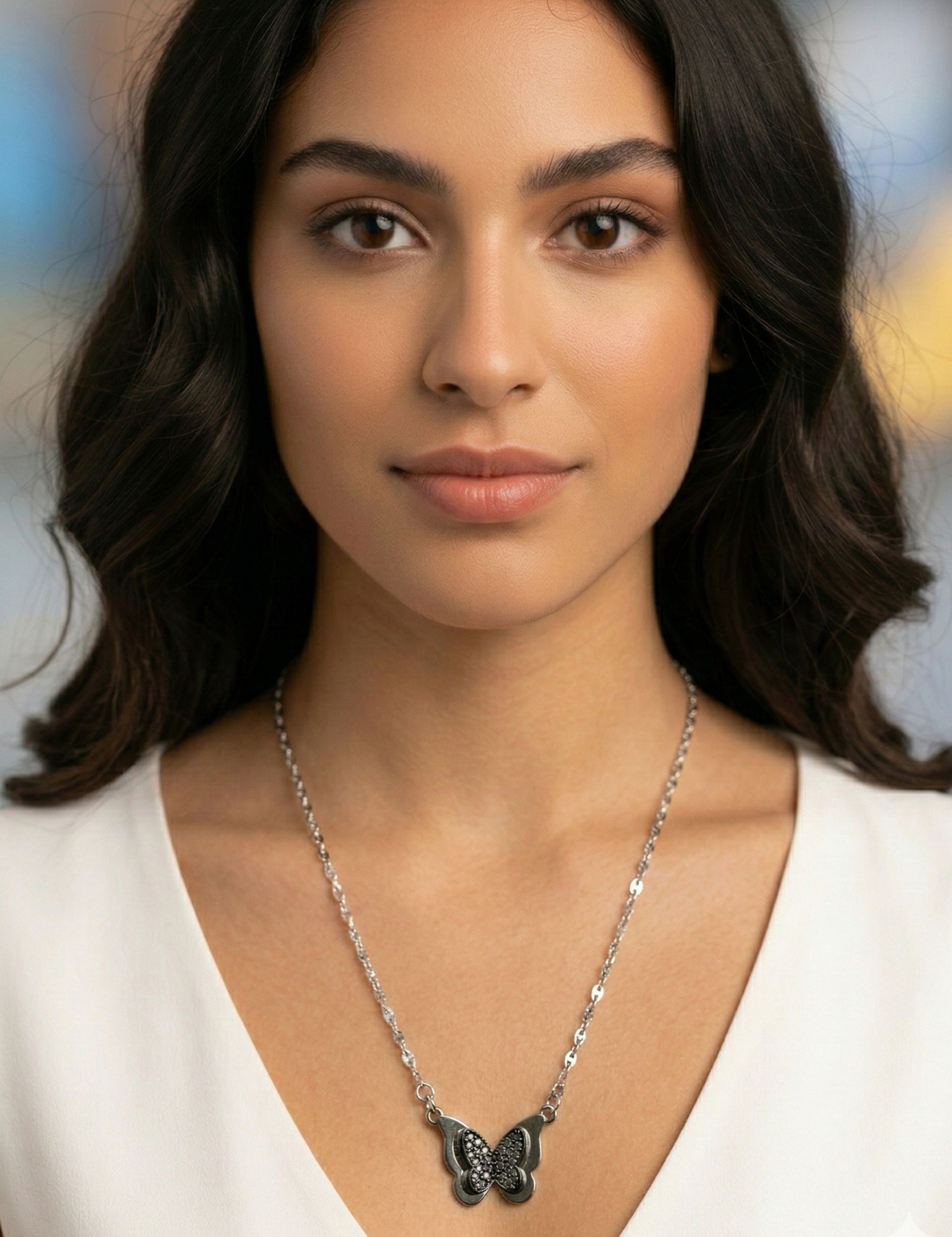 Butterfly Pendant Necklace