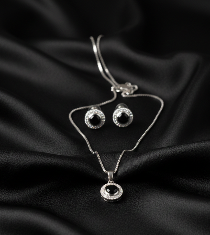 Zircon Pendant Set