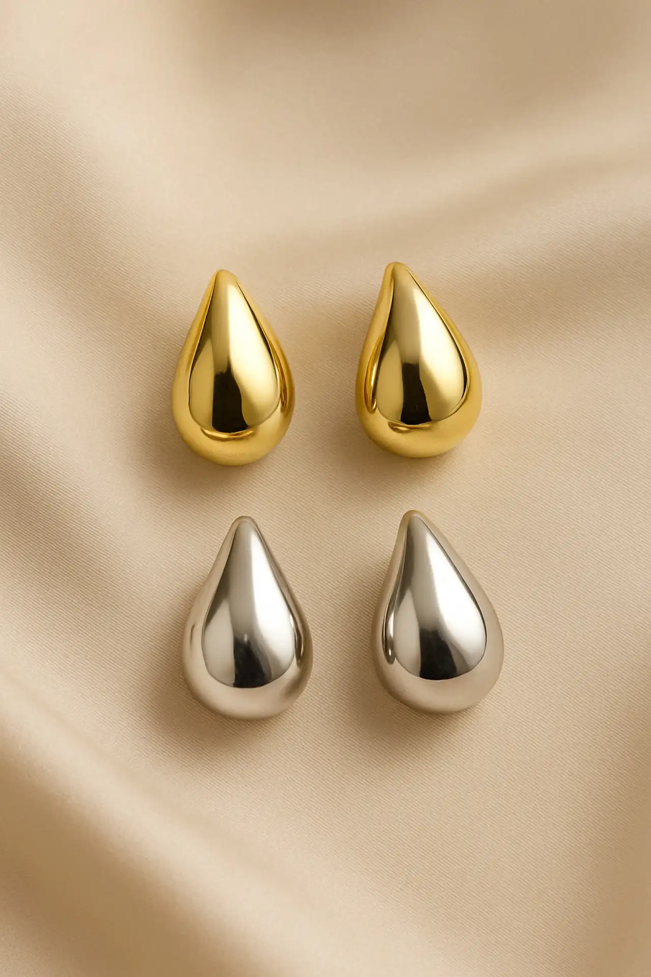 Golden Teardrop Tops